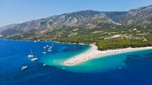 Strand Zlatni Rat, Bol, Insel Brač