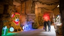 Weihnachtszauber in der Gemeindegrotte von Valkenburg Gemeindegrotte von Valkenburg