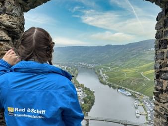 View of Bernkastel and Moselle River