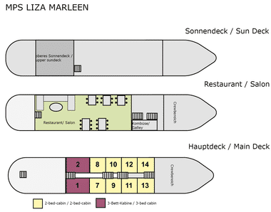 Deck plan MPS LIZA MARLEEN