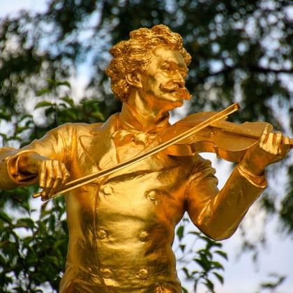 Johann Strauss Statue, Vienna
