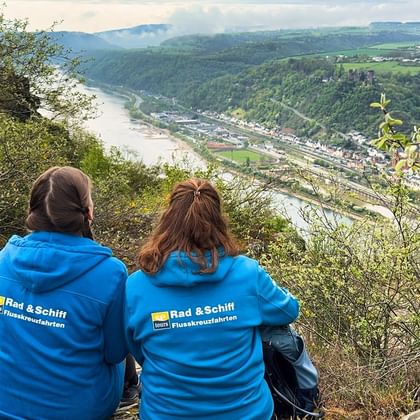 Belohnende Aussichten am Rheinsteig