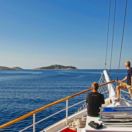 Aussicht von Deck MS SVETI VID