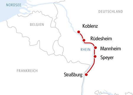 Karte Rheinsymphonie