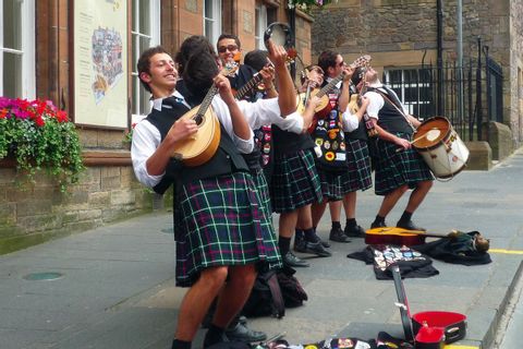 Musikgruppe in Schottland