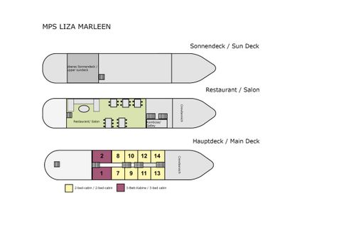Deck plan MPS Liza Marleen