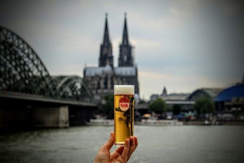 Kölsch on the banks of the Rhine